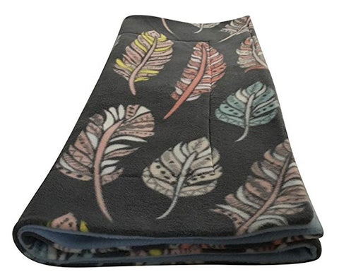 Image of Midwest Cage Liner | Feathers on Gray