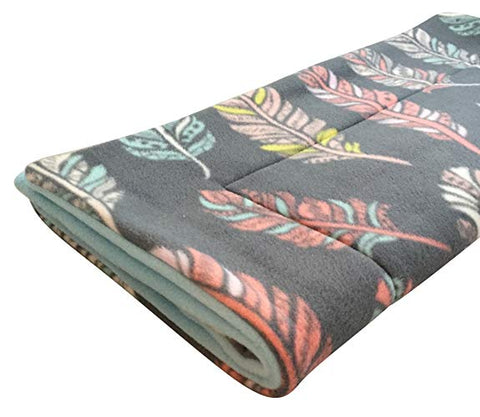 Image of Midwest Cage Liner | Feathers on Gray